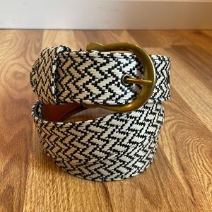 Black & White Belt - XL